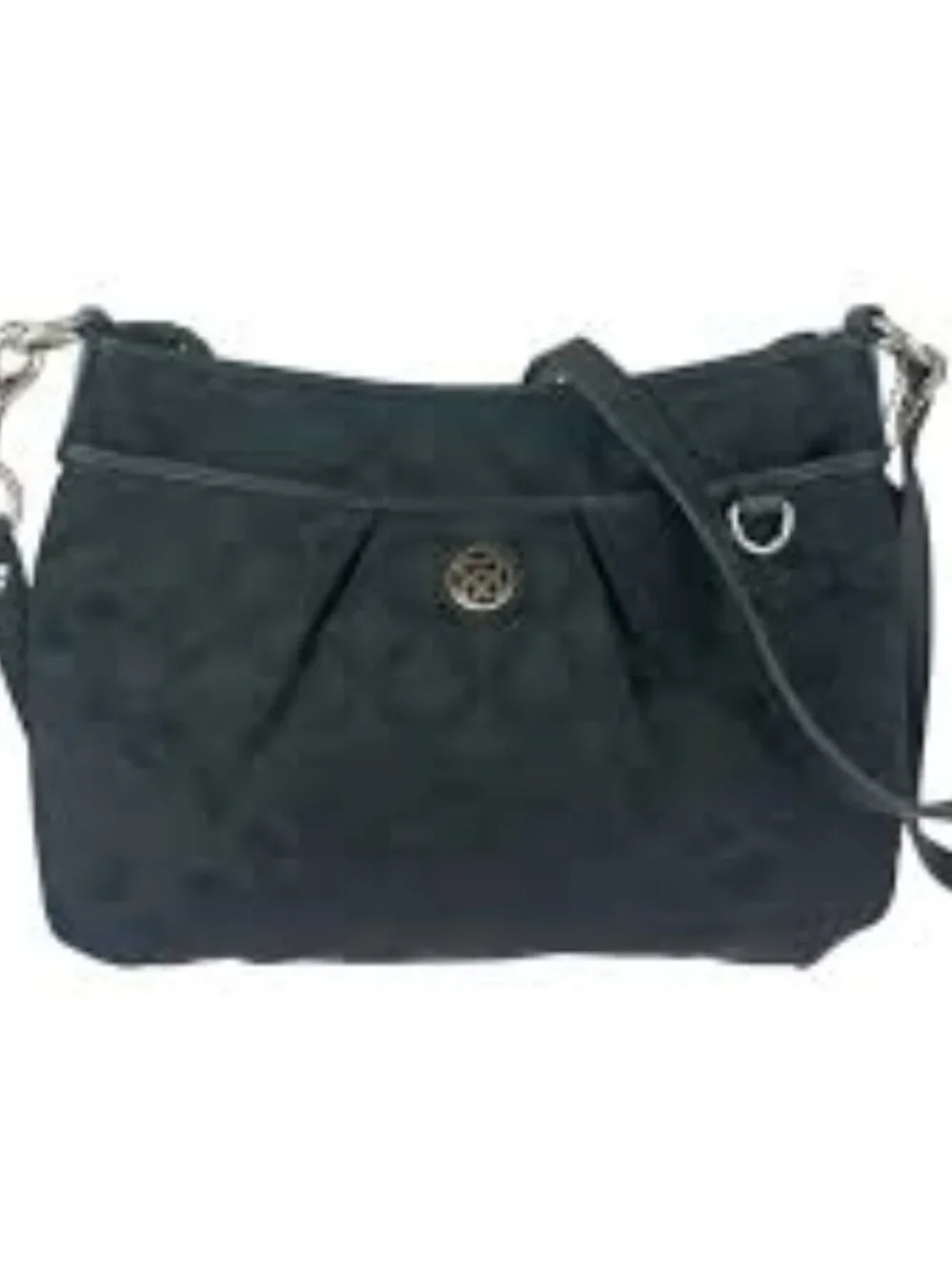 Coach Women Black Signature C Hobo Crossbody Bag